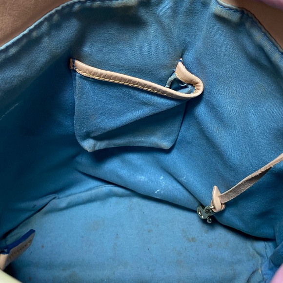 Vintage Dooney & Bourke Rainbow Monogram Shoulder Bag circa early 2000s min.Wear - Picture 14 of 17